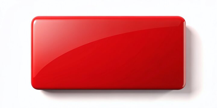 Vibrant Red Rectangle Logo Design Suitable for Branding, Marketing, and Corporate Identity Projects