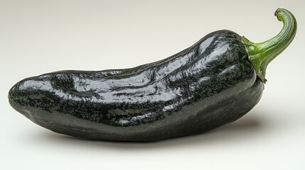 A Single Poblano Pepper