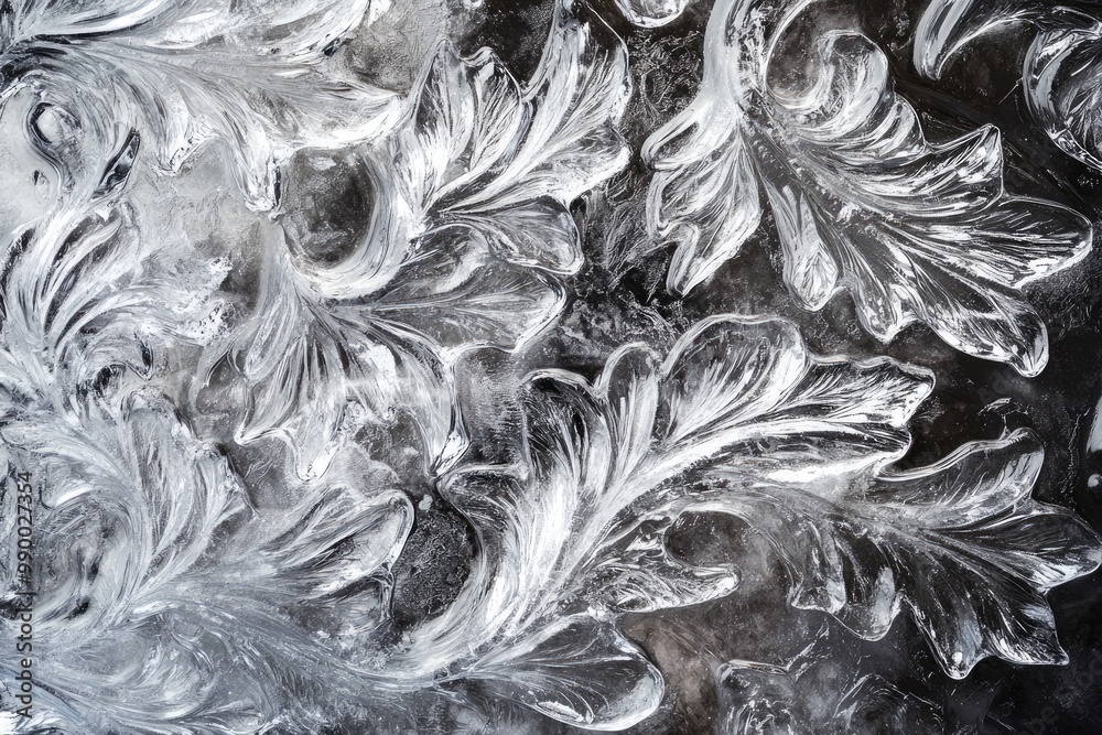 Poster Abstract Ice Formation with Intricate Patterns