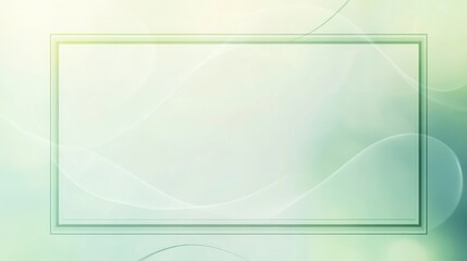 A sleek blank certificate template with a soft green gradient, framed by a simple border, offering a versatile layout for multiple certificate purposes.