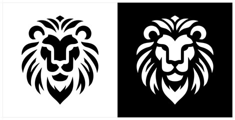 Lion Head Logo Vector elegant...