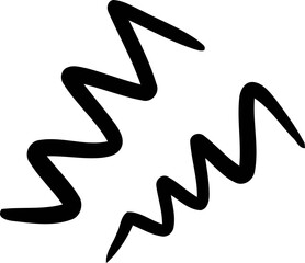 Doodle cute glitter pen line elements. Doodle heart, arrow, star, sparkle decoration