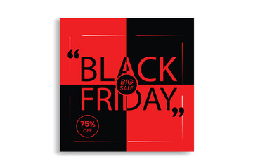 black Friday social media post 