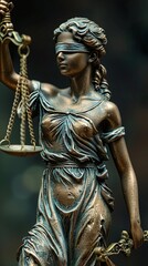 Obraz premium Lady Justice Statue: Symbol of Justice and Fairness