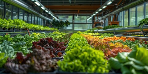 Fototapeta premium flowers in a greenhouse