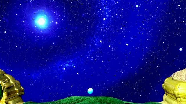 Parrot Astronaut in Space