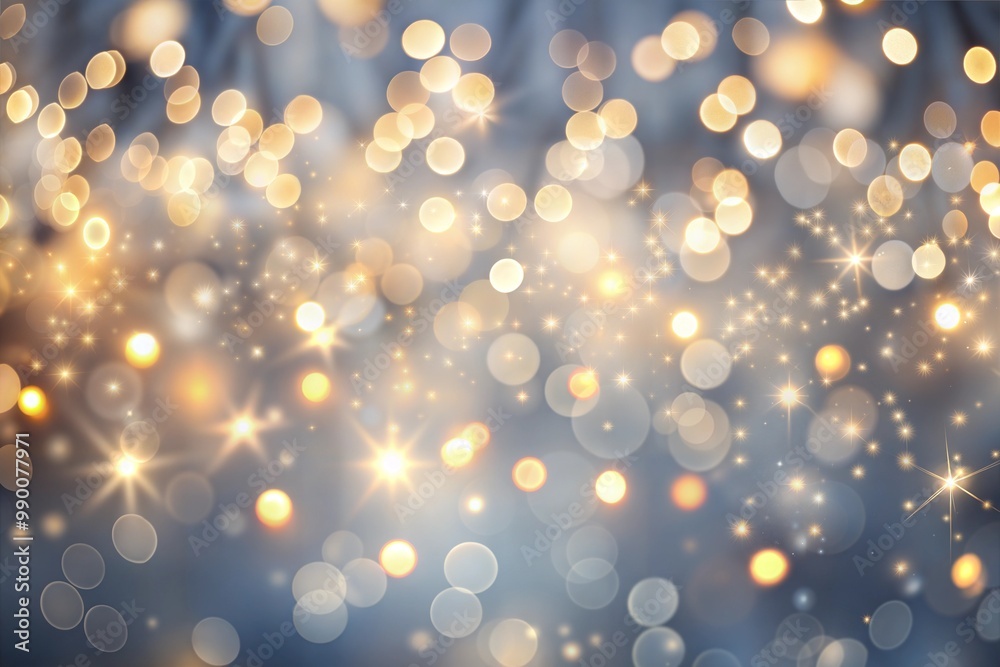 Canvas Prints abstract bokeh lights and sparkles for festive designs