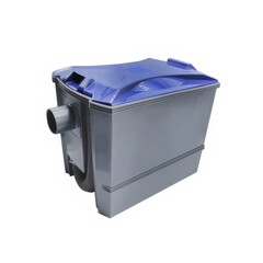 Grease trap box isolated on white background