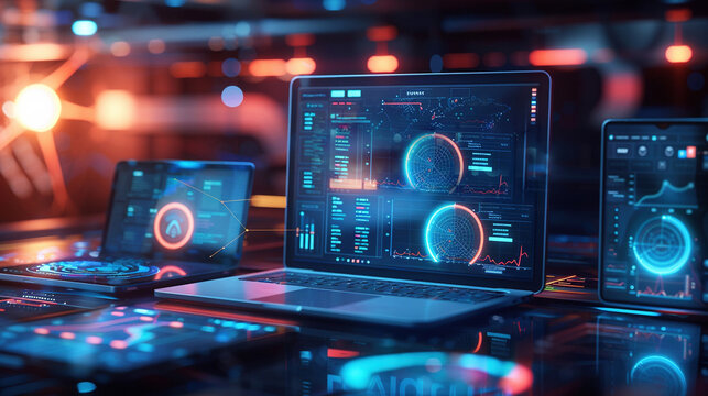 Concept of delivering value through digital business solutions, displaying icons representing customer value, teamwork, analytics, and value proposition