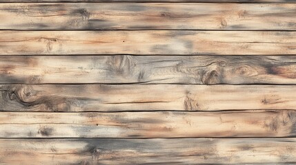 Naklejka premium Seamless wood grain background in soft, muted tones, perfect for web designs requiring a natural, organic feel.