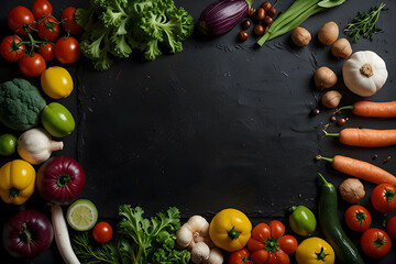 Design a high-detail image of vibrant vegetables arranged artistically on a wooden table