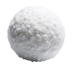 Fototapeta premium Snowball Isolated on transparent background.