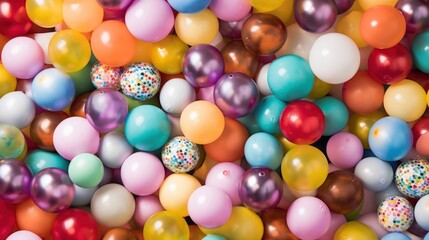 Obraz premium A Colorful Array of Balloons