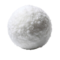 Fototapeta premium Snowball Isolated on transparent background.