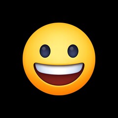 Fototapeta premium Big Smile: A Symbol of Joy and Positivity 