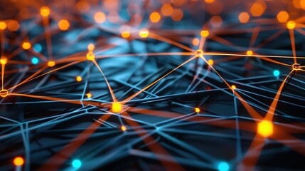 Mapping extensive networks in big data environments selective focus, network mapping, futuristic, composite, server room backdrop