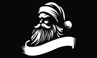 Santa Christmas Silhouette