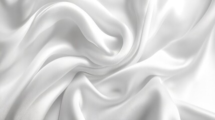 luxurious white silk fabric texture for elegant backgrounds