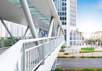 Structure of the pedestrian overpasses