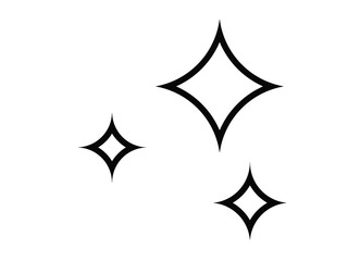 shine icon.Sparkle, weather icon conceptual design illustration vector,Firework sparkles with light and explosion sound