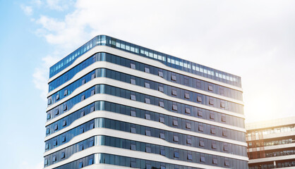 Appearance of modern office building
