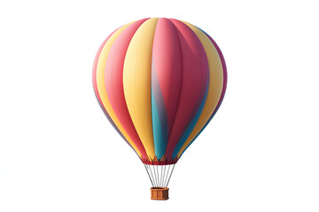 Fototapeta premium Colorful hot air balloon cut out element
