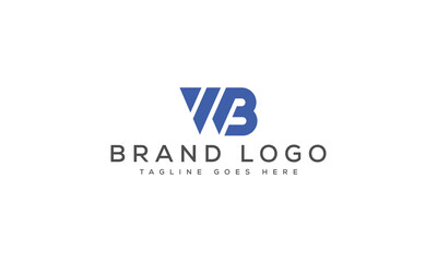 letter WB logo design vector template design for brand