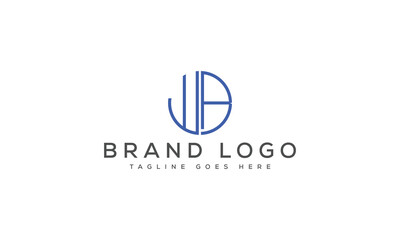 letter WB logo design vector template design for brand