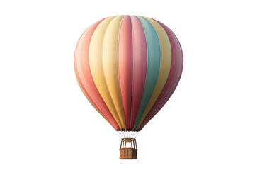 Fototapeta premium Colorful hot air balloon cut out element