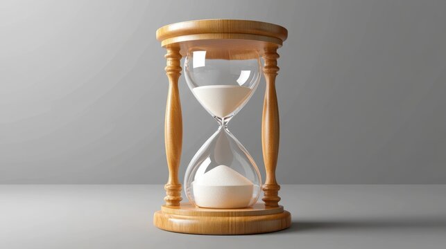 hourglass isolated on transparent background