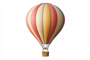 Fototapeta premium Colorful hot air balloon cut out element