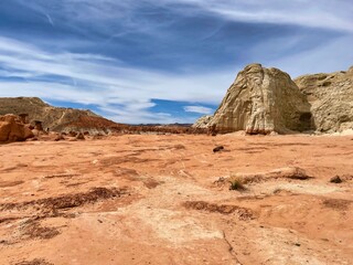 Red Rock and Sandstone Wonders at The Toadstools in Grand Staircase-Escalante National Monument in Utah.