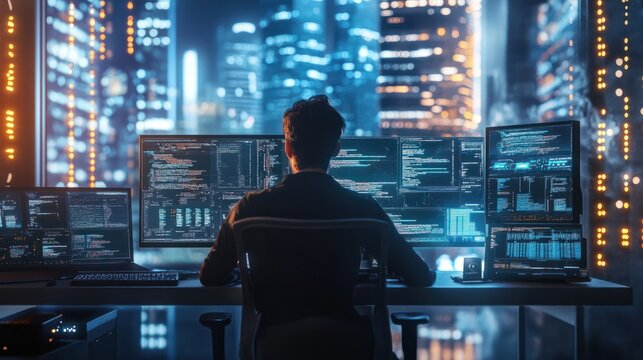 office software working programmers. programming programmer developer information technology software computer code coding innovation digital engineering developing innovative design