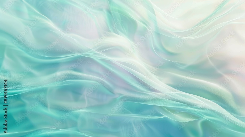 Aufkleber a blue and white background with a wavy pattern