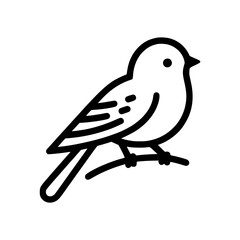 Bird Victor illustration with white background 
