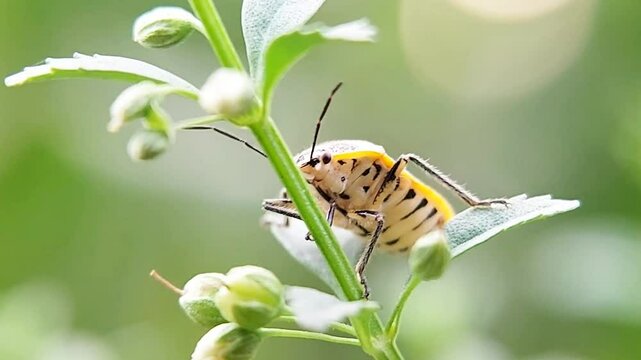 Perillus is a genus of predatory stink bugs in the family Pentatomidae. Macro video