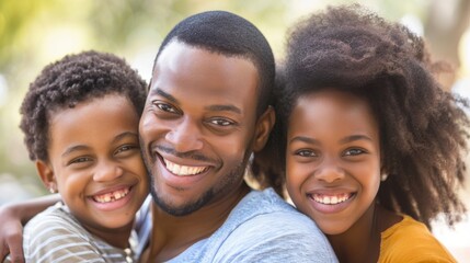Fototapeta premium Happy family background illustration generated by ai