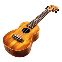Fototapeta premium A beautiful ukulele isolated on transparent background