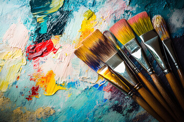 Obraz premium Creative education background