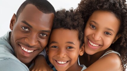 Fototapeta premium Happy family background illustration generated by ai