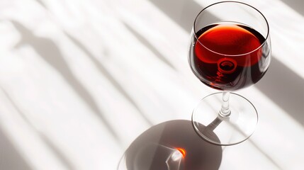  A refreshing drink placed on a pure white background. The drink has an enticing color and an appealing shape. There might be condensation on the glass, adding a touch of freshness. The white backgrou