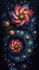 Naklejka premium Flower Background