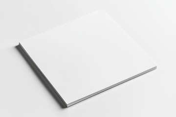 Paper A4 Mockup on White Background created with Generative AI