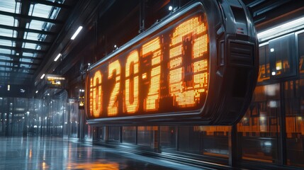 Advertising board, countdown timer, building excitement adds urgency and encourages immediate action