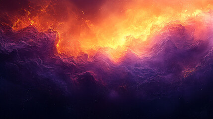 Abstract texture with warm orange and deep purple tones, reminiscent of a sunset sky, creating a soothing and inviting atmosphere. Ideal for halloween, thanksgiving,...