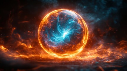 Fiery Orb of Energy