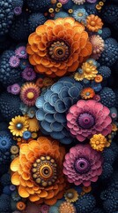 Naklejka premium Flower Background