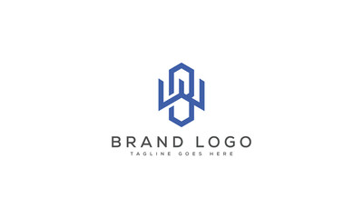 letter WB logo design vector template design for brand