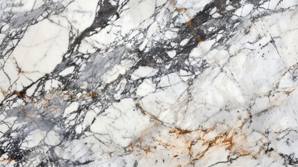 White Marble Texture with Grey Veins - Natural Stone Background