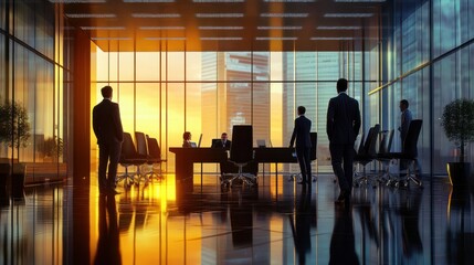 business meeting in the office